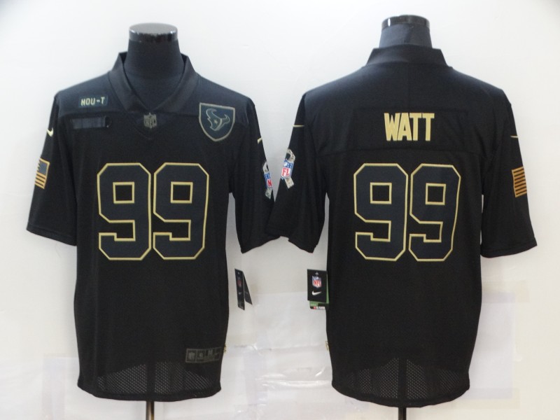 Men's Houston Texans J.J. Watt #99 Black Jersey